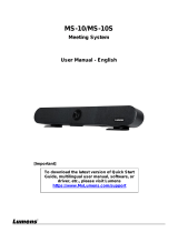 Lumens MS-10, MS-10S- User manual