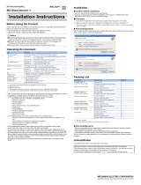 Mitsubishi Electric MX Sheet Version 3 Installation guide
