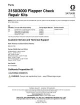 Graco 3A7540B, 3150/3000 Flapper Check Repair Kits, Parts Owner's manual