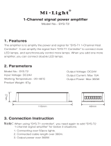 Mi-Light Mi Light SYS-T2 1-Channel Signal Power Amplifier Owner's manual