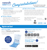 Waterpik WP-580 Quick start guide