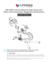 Lifespan Fitness SM-720i Magnetic Spin Bike User manual