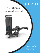 True Fitness FUSE-1800 Horizontal Leg Curl User manual