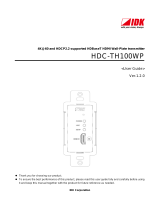 IDK HDC-TH100WP User guide