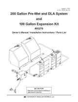 Western Pre-Wet/DLA System 200G #93270 Owner's manual