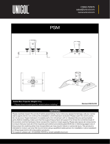 Unicol Projector Suspension Units | PSM Operating instructions