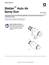 Graco 407194D, Stellair Auto Air Spray Gun Operating instructions