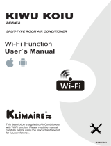 Klimaire KIWU36H2-1A + KOIU36H2-1 User manual