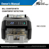 Sharper Image Automatic Bill Counter User manual