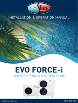 EVO HEAT EVO Force-i Inverter Pool and Spa Heat Pump User manual