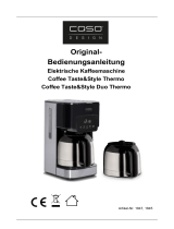 Caso Kaffeemaschine "Coffee Taste & Style Duo Thermo" Operating instructions