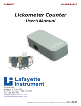 Lafayette Instrument 86062 Owner's manual