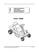 Texas Equipment Rider 7600E 2i1 User manual