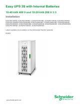 Schneider Electric Easy UPS 3S Installation guide