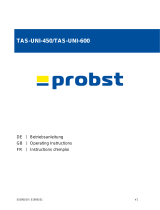 probst TAS-UNI-600 User manual