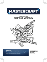 MasterCraft 20V Cordless Dual-Bevel Sliding  Owner's manual
