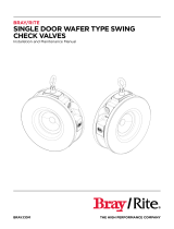 Bray /Rite - Single Door Wafer Type Swing Check Valve Owner's manual