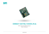 DFI CMS631-Q470E/H420E (R.A) Owner's manual