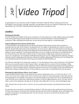 Promaster24P Video Tripod Kit