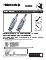 Ridetech 11013110 Installation guide
