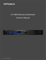 Roland JV-1080 Owner's manual