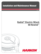 Harken Radial Electric Winch 60 Rewind Owner's manual
