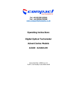 Checkline Advent Tachometers Series User manual