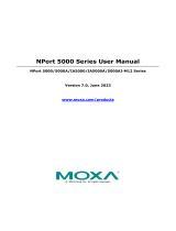 Moxa NPort 5600 Series User manual