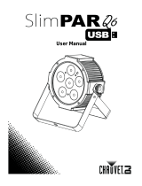 CHAUVET DJ SlimPAR Q6 USB LED Parcan User manual
