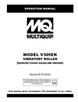 MQ Multiquip V305EK Operating instructions