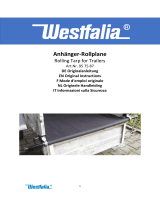 Westfalia Rollplane für Anhänger Operating instructions