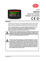 Fireye NXD-4102 - Touchscreen Interface NXD410TS Owner's manual