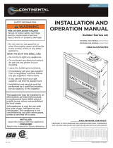 Continental Fireplaces CB46NTREA Installation guide
