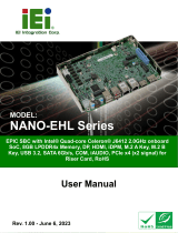 IEI Integration NANO-EHL User manual