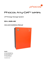 Phocos Any-Cell Lithium Energy Storage System ESS-L User manual