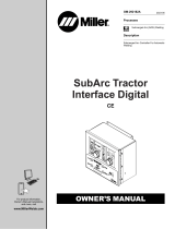 Miller SUBARC TRACTOR INTERFACE DIGITAL CE User manual