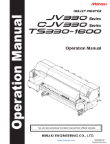 MIMAKI TS330-1600 Operating instructions