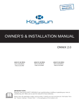 Kaysun Onnix 2.0 User manual
