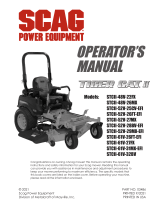 Scag Power Equipment Tiger Cat II User manual