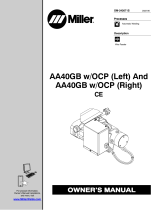 Miller AA40GB User manual