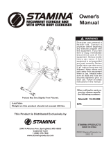 Stamina 15-0340B User manual