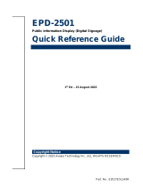 Avalue EPD-2501 Reference guide