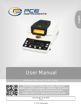 PCE PCE-MA 110TS-ICA Owner's manual