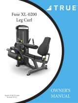 True Fitness FUSE-0200 Leg Curl User manual