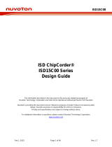 Nuvoton DG ISD15C00 Technical Reference Manual