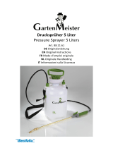 GartenMeister Drucksprühgerät, 5 Liter Operating instructions