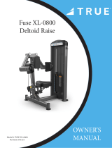 True Fitness Fuse XL-0800 User manual