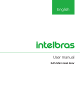 Intelbras XAS MINI STEEL DOOR User manual