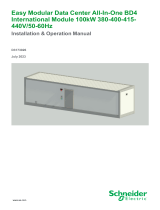 Schneider Electric 94KW Easy Modular Data Center All-In-One 14 Rack InRow DX 400V User manual