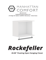 Manhattan Comfort Rockefeller 7- Piece Open Wardrobe Assembly Manual